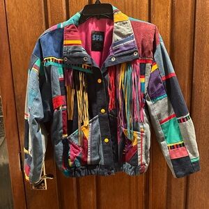 SFR SANTA FE RE-CREATIONS SUEDE & Jean fronted women’s jacket